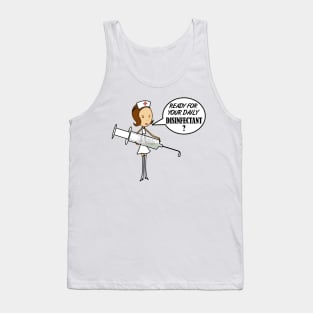 Desinfectant for treatment according Donald Trump Tank Top